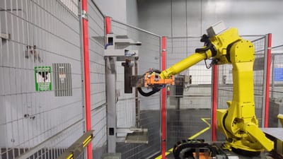 Pinza progettata sul pezzo da movimentare
