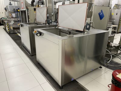 Vasche a ultrasuoni installate in reparto